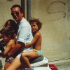 In vespino con figlia e nipoti